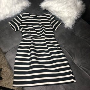 Short dressy, stripped dress (great material)